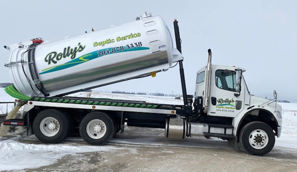 Rolly's septic service.